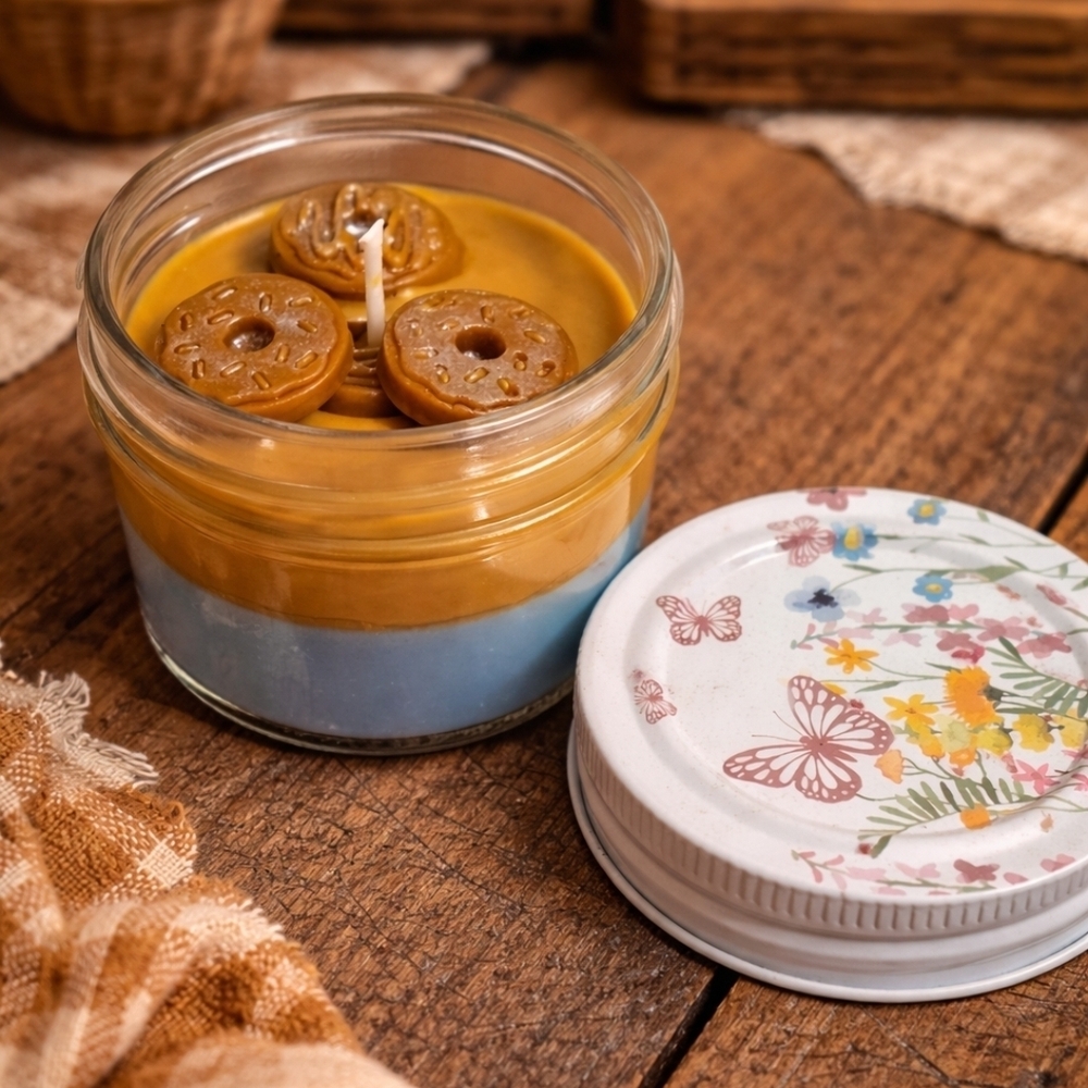 Blueberry Pancake Handmade Soy Candle 4 oz